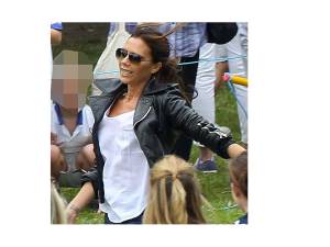 Even Victoria Beckham takes part in the mums' race (picture: showbizgeek.com)